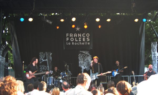 Vincent Eckert Francofolies de La Rochelle scène de l'horloge